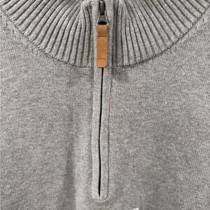 Duluth Trading Co Men's Gray Zip-Up Sweater